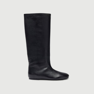 Juno Boots in Black Leather