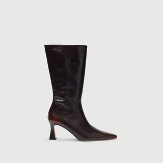Florence Boots in Brown Leather