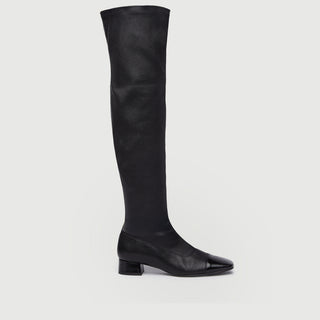Kendall Boots in Black Leather
