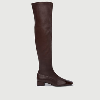Kendall Boots in Chocolate Leather