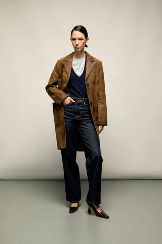 Petra Pumps in Brown Leather