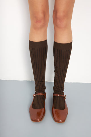The Long Socks Brown