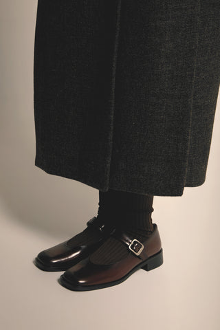 Gia Babies en Cuir Caramel