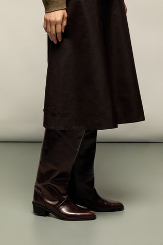 Sarah Boots in Chocolate Leather