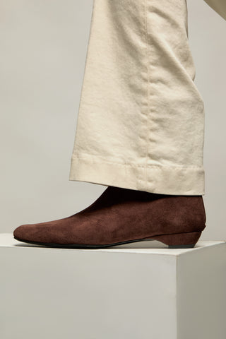 Hunter Bottines en Daim Marron