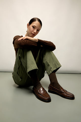 The Long Socks Brown