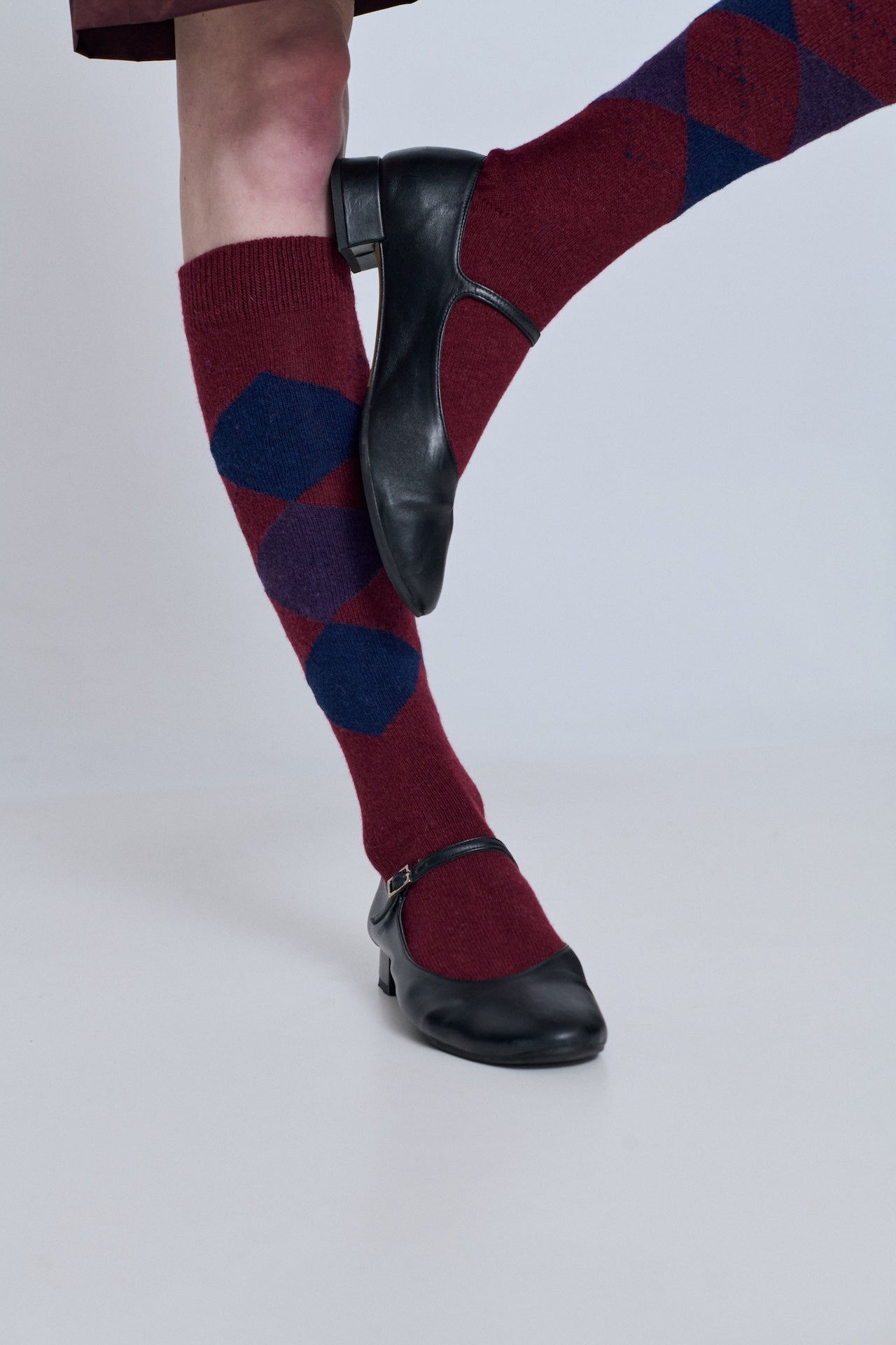 The Argyle Socks Burgundy Augusta the Brand The Argyle Socks Burgundy Augusta the Brand