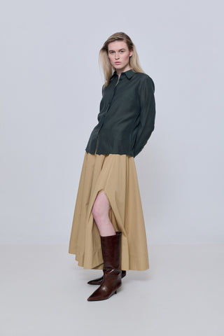 Sydney Boots in Saddle Patent Leather