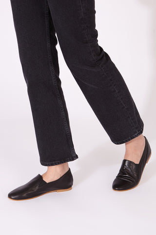 Cleo Loafers in Black Leather