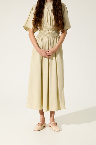 Aria Mule in Cream Patent Leather