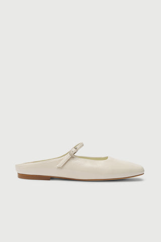 Aria Mule en Charol color Crema
