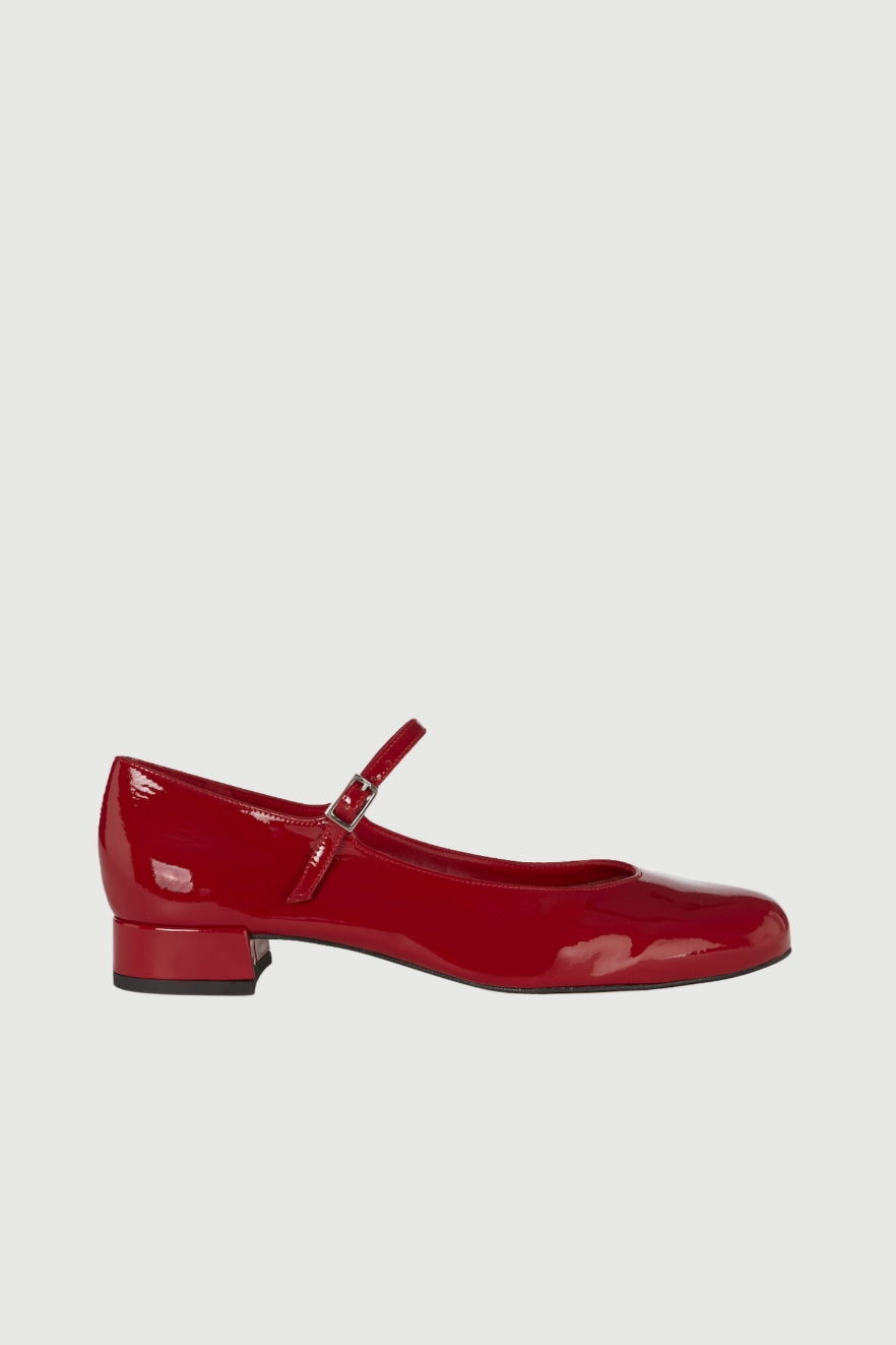 Emilia Mary Janes in Red Patent Leather Augusta the Brand Emilia Mary Janes in Red Patent Leather Augusta the Brand