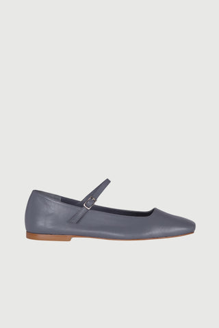 Julieta Mary Janes in Grey Leather