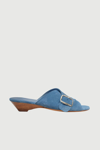 Grace Sandals in Blue Suede