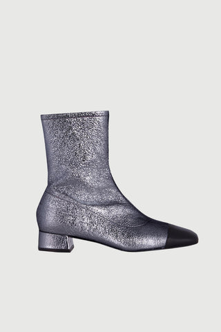 Bottines Laurie en métal couleur anthracite