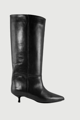 Bottes Sydney en cuir noir