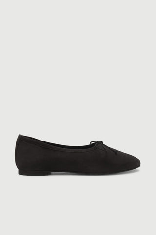 Ava Ballet Flats in Grey Suede - Size 38