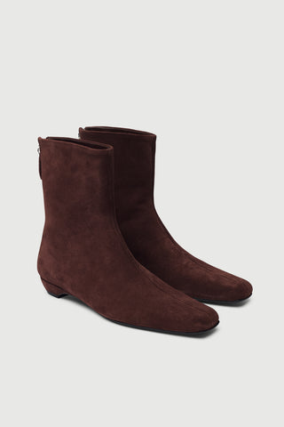 Hunter Bottines en Daim Marron