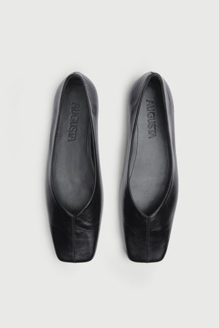Kate Ballet Flats in Black Leather - Size 37
