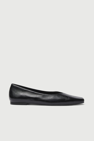 Kate Ballet Flats in Black Leather - Size 37