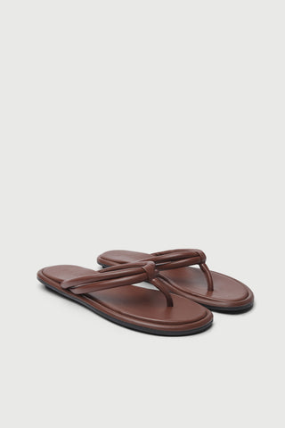 Mia Sandals in Chocolate Leather
