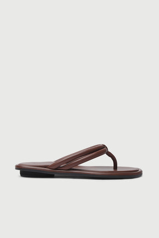 Mia Sandals in Chocolate Leather