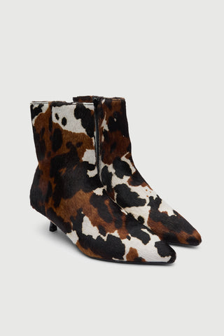 Paula Bottines en Cuir de veau façon imprimé de vachette