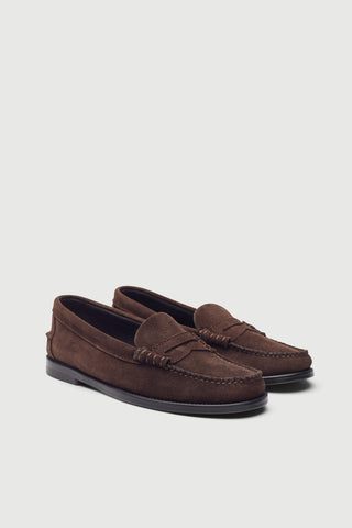 Zoe Mocassins en Daim Marron
