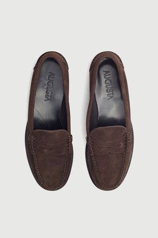 Zoe Mocassins en Daim Marron