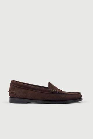 Zoe Mocassins en Daim Marron